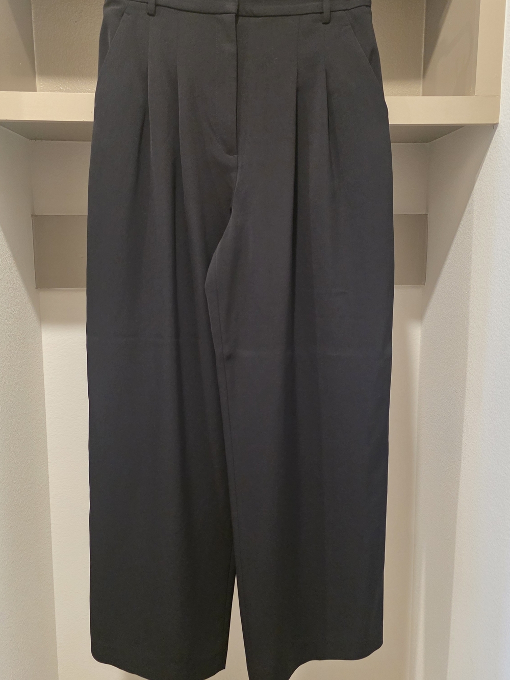 H&M Wide Leg Pleated Dress Pants